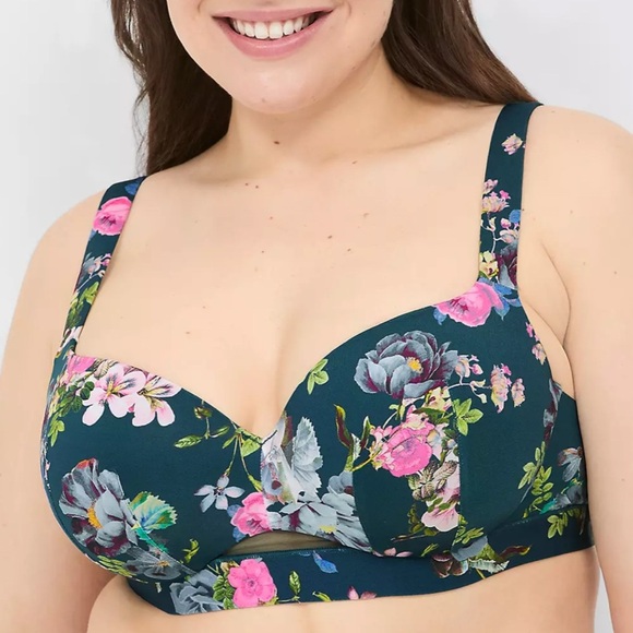 Deep Teal Wonderland Floral - Picture 1 of 9